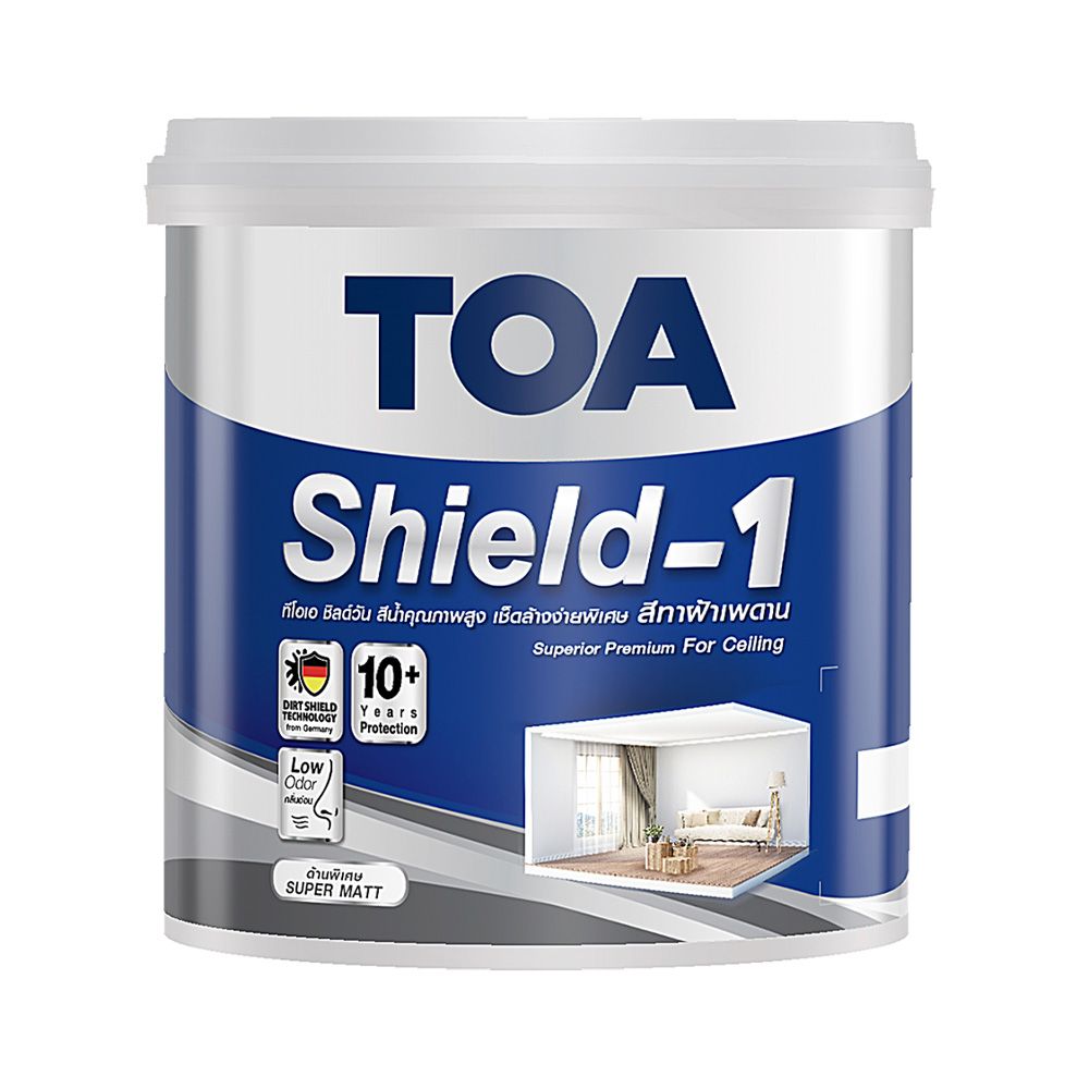 สีทาฝ้า TOA SHIELD-1 NANO E999 #5GL