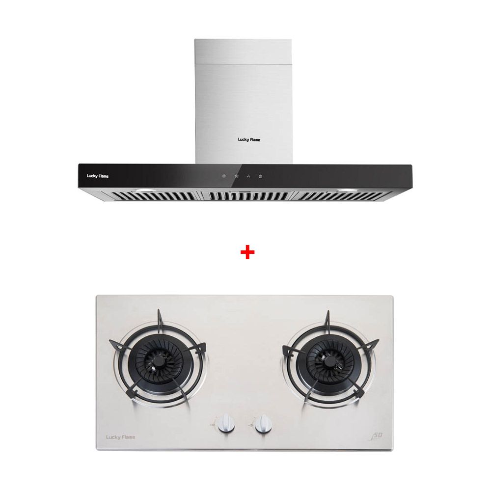 SET เครื่องดูดควัน RG-971T + เตาฝัง LBS962
