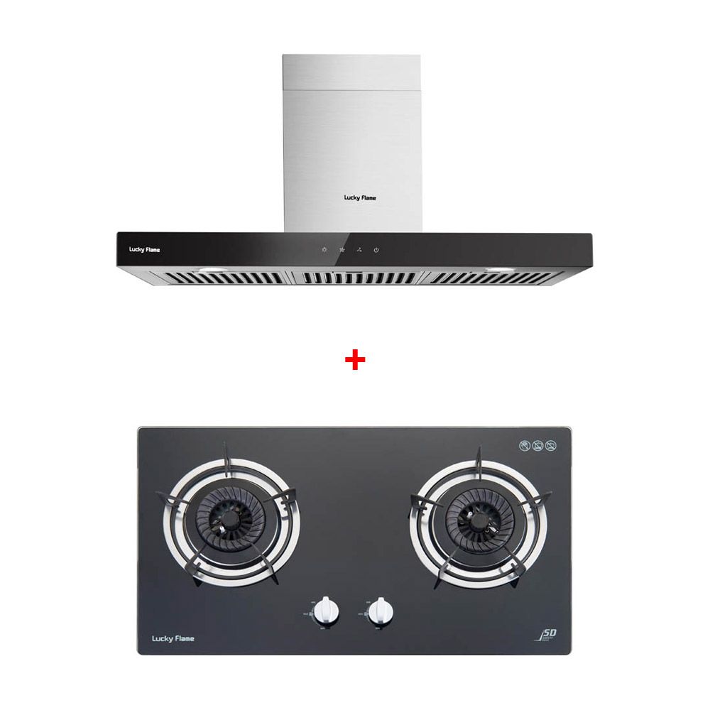 Set เครื่องดูดควันRG-971T+เตาฝังLGS-962