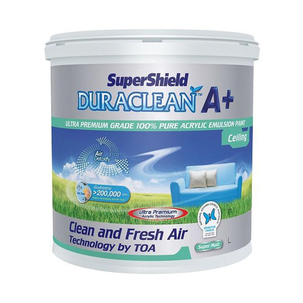 สีทาฝ้าเพดาน DURACLEAN A PLUS#D888 1 GL