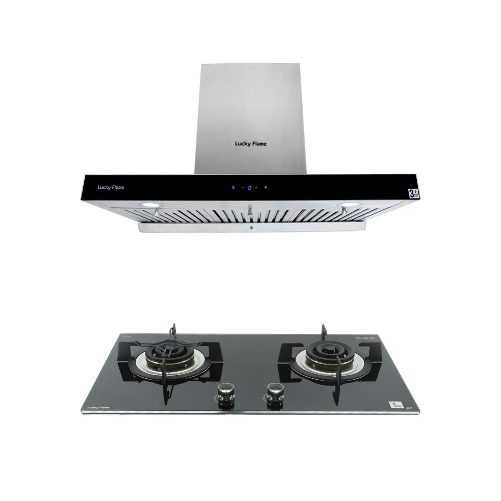 SET เครื่องดูดควัน RG-971T + เตาฝังLGS-992