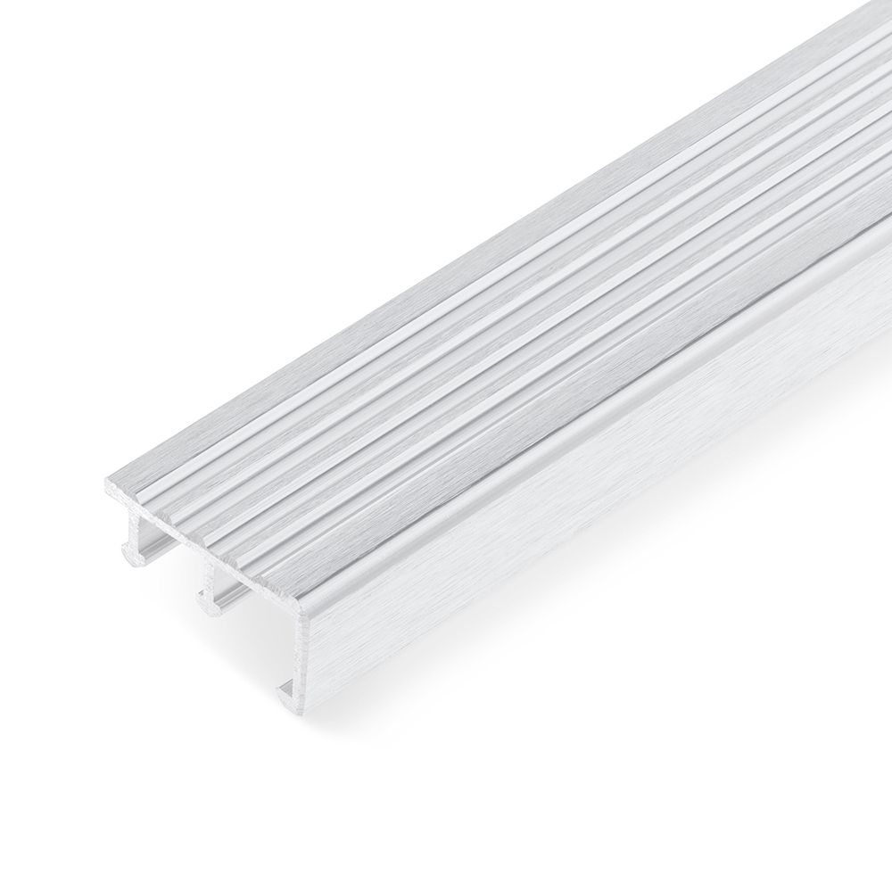 จมูกบันไดอลูฯ NAC401520 4x150 เงินปัดลาย