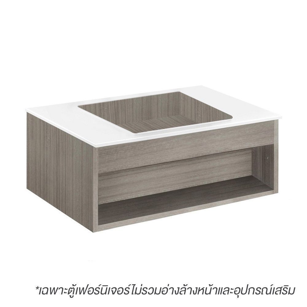 V00111ตู้เก็บของใต้อ่างล้างหน้าแกรนิตขาว