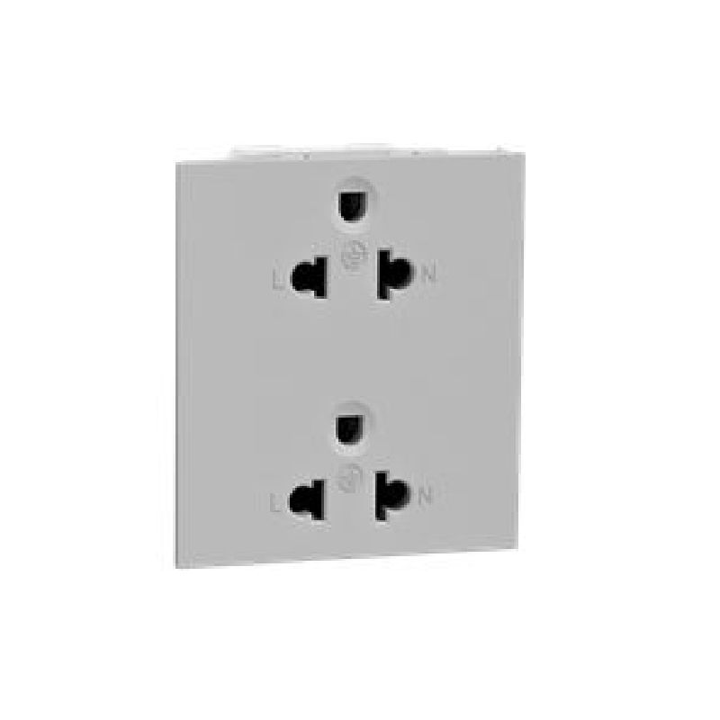 เต้ารับคู่3ขา AVATARON M3T426UST2_GY เทา