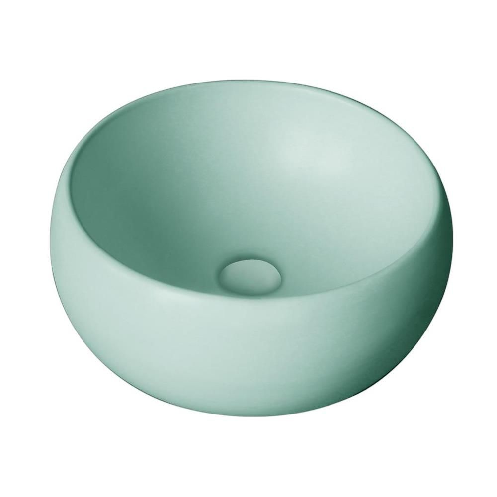 BT-8256-2อ่างล้างหน้าวางบน กลม มิ้นท์