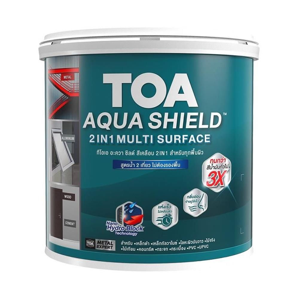 สีเคลือบด้าน AQUA SHIELD 2IN1#AQ888 3.5L