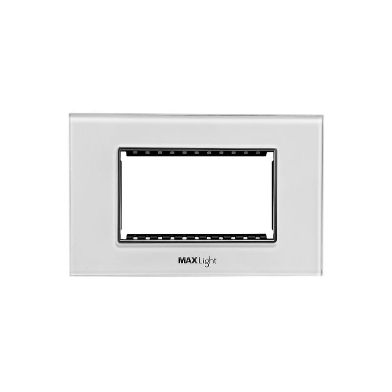 TH-RG หน้ากากกระจก 3 ช่อง 1203GL-CW ขาว