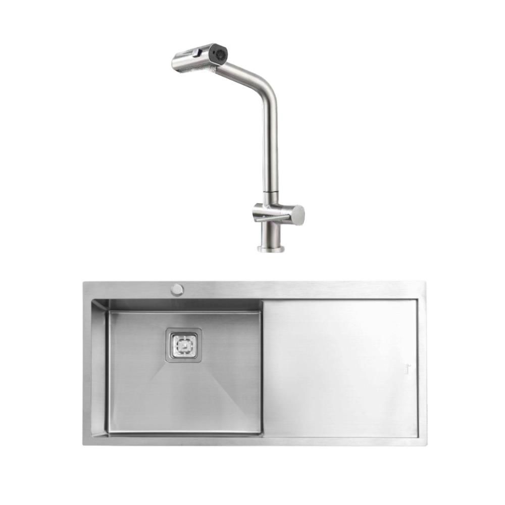 ซิงค์ 1 หลุม TEKA TQB R10 1B 1D L + TAP TW SS