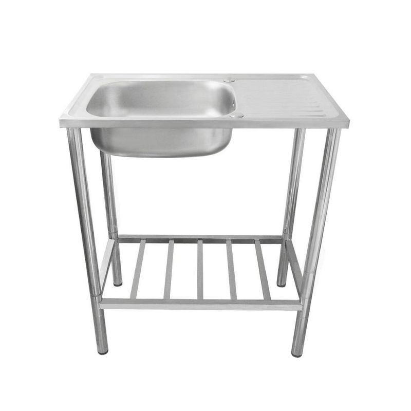 ซิงค์ขาตั้ง1หลุม1ที่พัก PP ST 7545