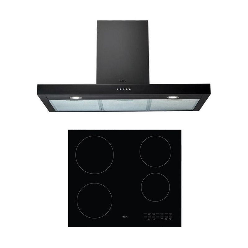 SET เตาไฟฟ้า+คดูดควัน HVC264+K633B90