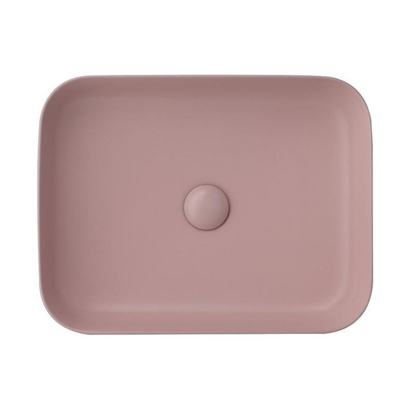 C00126 PQ อ่างวางบนเคาน์เตอร์ สีชมพูควอต