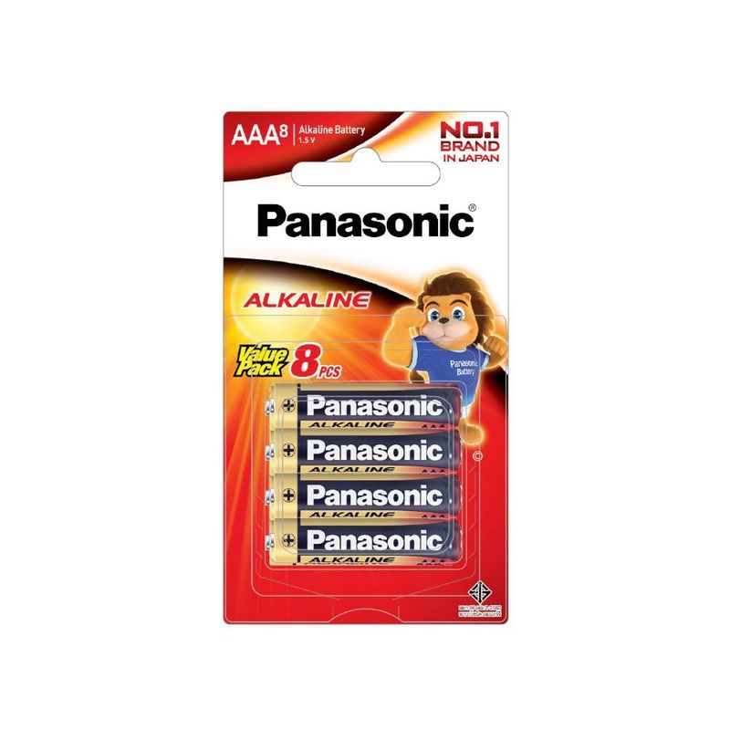 ถ่านไฟฉายพานาโซนิคอัลคาไลน์ LR03T/8B