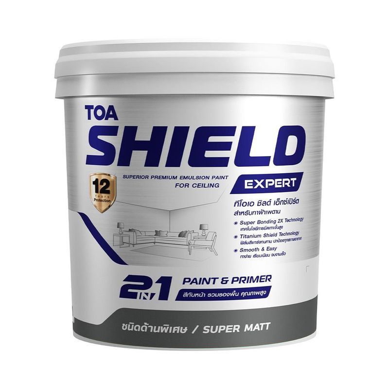 สีทาฝ้า SHIELD EXPERT#E999 9L.