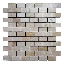 Mb03 Texture โมเสคหินครีมมาเฟล MB-003(2.3x4.8) 30x30